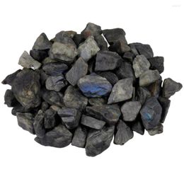 Jewelry Pouches TUMBEELLUWA 1lb (460g) Natural Labradorite Raw Rough Stone For Cabbing Tumbling Cutting Polishing Reiki Healing
