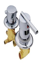 Customise 25 Way Water Outlet Copper shower room mixer faucet shower mixing valve cabin head Brass faucet valve6099660