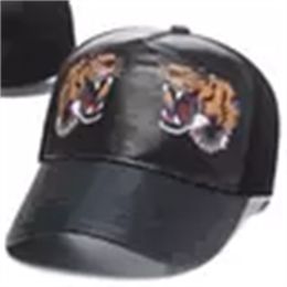 Tennis hat Designer Classic men's baseball cap women's brand Tiger Hat Bee Snake Embroidery bone Men's Women's card Sun Hat Golas sports mesh