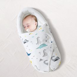 Sleeping Bags born Baby Bag UltraSoft Thick Warm Blanket Pure Cotton Infant Boys Girls Clothes Nursery Wrap Swaddle 230331