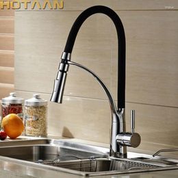 Kitchen Faucets Chrome Sink Faucet Swivel Pull Down Tap Mounted Deck Bathroom And Cold Water Mixer