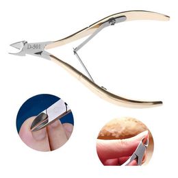 Stainless Steel Nail Cuticle Scissors Manicure Pedicure Tools Dead Skin Scissor Dead Skin Remover With