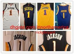 college Basketball Jersey State Stephen 1 Jackson throwback jersey Stitched embroidery custom made big size S-5XL