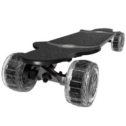 Wholesale prices Canadian maple deck hub motor with 120mm cloud wheels electronic remote control long board electric skateboard