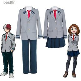 Anime Costumes My Hero Academia Cosplay Come Uniform Midoriya Izuku Bakugou Katsuki Ochaco Uraraka School Uniform Set Anime ComeL231101