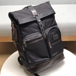 Backpack Men's Ballistic Nylon Business Casual 17.3 Inch Laptop Large Capacity Travel Backpacks High Quality Mochila