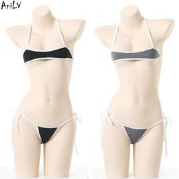 Ani 2022 Summer Beach Gilr Sports Bikini Swimsuit Swimwear Women Three-point Underwear Pamas Outfits Costumes Cosplay cosplay