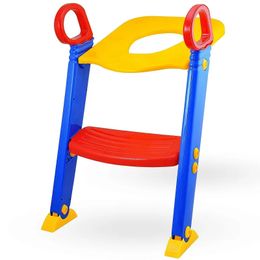 Seat Covers Children Potty Training Seat With Step Stool Ladder For Kids Toddler Toilet Chair 231101