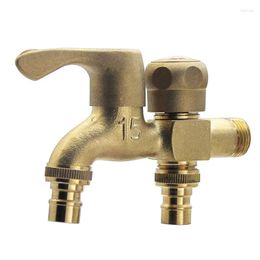 Bathroom Sink Faucets All Copper Thickened Washing Machine Faucet Room Outdoor Car Flower Watering Anti Freezing Ordinary Quick Opening