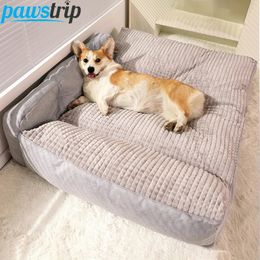 kennels pens Winter Warm Dog Bed Mat for Small Medium Dogs Soft Pet Sleeping Mat Dog Kennel Washable Puppy Mat Dog Accessories 231101