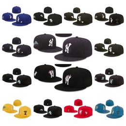 Luxury Fitted hats baskball Caps mens hat designer hat All teams Logo top quality Cotton Embroidery Hip Hop new era cap fitted hats street Outdoor sports Cap size 7-8
