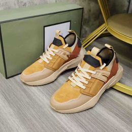 genuine tomly fordlies trainers luxury lace Men walking casual light MESH shoes SNEAKER sports up leather sneakers