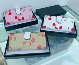 Cute Cherry purse designer Wallet Women coabags Handheld Bag Luxury long purse short
