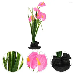 Dinnerware Sets 3 Pcs Sashimi Plate Decoration Sushi Restaurant Simulation Flower Dining Table Ornament Artificial Adornment Dish Artistic