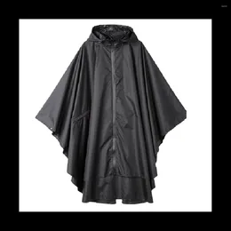 Umbrellas Rain Poncho Jacket Coat Waterproof Raincoat Hooded For Adults With Pockets