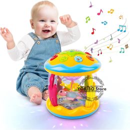 Keyboards Piano Baby Toys 6 0 12 Months Musical Toy Babies Ocean Rotary Projector Montessori Early Educational Toys with Music Light Kids 1 2 3 231031