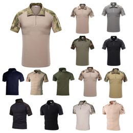 Outdoor Camouflage Tactical T Shirt Woodland Hunting Shooting US Battle Dress Uniform BDU Army Combat Clothing Camo Shirt NO05-006