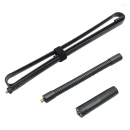 Walkie Talkie 48.8 Inch AR-152G Gooseneck Foldable Antenna SMA-Male VHF UHF 144/430Mhz For Yaesu TYT