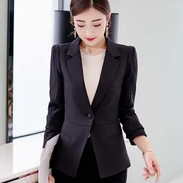 Women's Suits 2023 Blazer Women Spring Summer Clothing Fashion Korean Style Slim Long Sleeve Trend Casual Feminino Alfaiataria