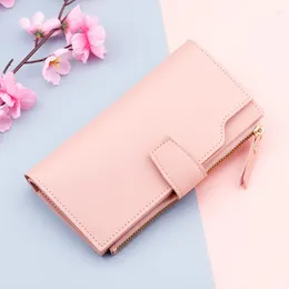 Wallets Women Wallet Blue/pink Long Female Purse Big Position Fashion Card Holder 2023 Case