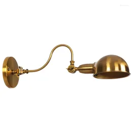 Wall Lamp Simple Retro American Industrial Style Iron Restaurant Coffee Shop Bar Gold Decorative Light Balcony Hallway