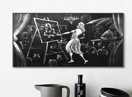 The Painter in the Creation Modern Famous Painting Printing Canvas Posters Abstract Wall Art Decorative Pictures for Living Room1280366