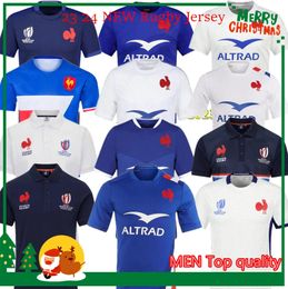 2023 Short sleeve Super Rugby Jerseys Maillot de Frenchs BOLN shirt Men size S-5XL KITS Rugby soccer Jersey top quality