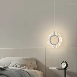 Pendant Lamps Bedside Astronaut LED Lights For Study Dining Room Bedroom Indoor Lighting Hanging Light Home Decor Fixture