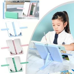 Foldable Reading Bookshelf Pencil Box Student Organiser Wear-resistant Stationery School High G4s6