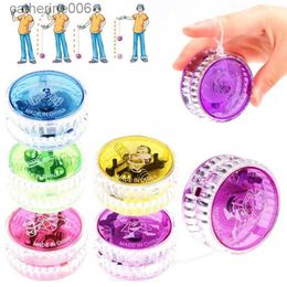 Yoyo Creative Hobby Magic YoYo LED Light Classic Toys Children Games Yo Professional Practice Juggling Amateur Show Toys Kids GiftL231102