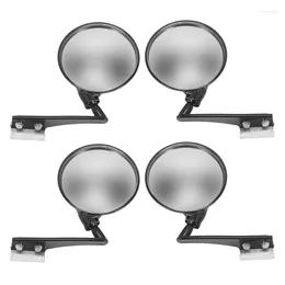 Interior Accessories 2 Set Of 4 Car Blind Spot Mirrors Side Convex Mirror Wide Angle Round Rear View