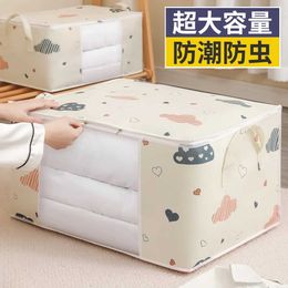 Clothing Wardrobe Storage Quilt Clothes Storage Bag Capacity Blanket Sorting Bags Closet Under-Bed Storage Moisture Proof R231102