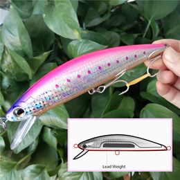 Fishing Hooks 140mm 60g Sinking Minnow Wobbler Fishing Lure Hard Plastic Minnow Big Weigth Crankbait Bass Pike Bait Fishing Tackle 231101