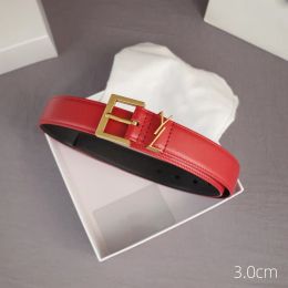 Luxury Belt For Women Leather 3cm Width High Quality Men Designer Belts Buckle Womens Waistband Cintura Ceintures Fashion Leash Brand