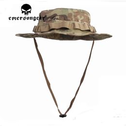 Cycling Caps Masks Emersongear Tactical Boonie Hat Sunproof Head Protective Cap Headwear Airsoft Hunting Outdoor Sports Hiking Fishing Climb Nylon 231102