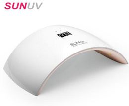 SUNUV SUN9s Nail Lamp 24W UV LED Light Nail Dryer with USB Charging Cable Professional Manicure Lamp For Finger and Toenails1499091