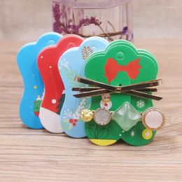 Jewellery Pouches 50pc Fashion Cute Shape Christmas Snowman Snowflake Set Hair Card Packaging Cardboard