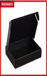 800X Custom Logo Printed wraps Corrugated Cardboard Paper Black Mailing Box Gift Packing Boxes2678019