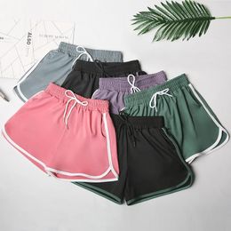 Running Shorts Casual Sports For Women 2023 Summer Fashion Fitness Workout Jogging Trousers Black Purple Green Pink Bottoms
