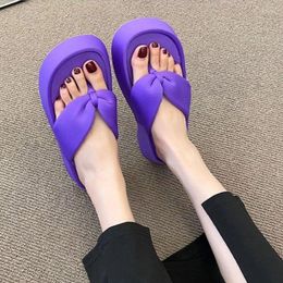Slippers Green/purple Jandal Women Designer Muffins Summer Slides Shoes For Woman Thong Sandalias Mujer Platform Flip Flops