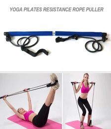 Pilates Bar Kit Body Abdominal Resistance Rope Puer Multi functional Yoga Ray Rod Pilates Stick Fitness Bar Body Workout8519416