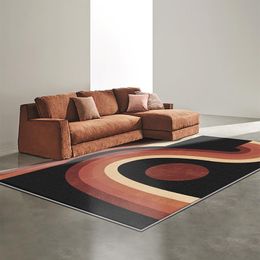 Carpets Modern Minimalist Living Room Carpet Sofa Coffee Table Cushion Light Luxury Ins Bedroom Home Large Area