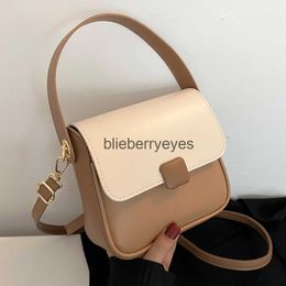 Shoulder Bags Trend PU Leader Soul Bags for Women 2023 Spring Simple Small and Bags and Purse Designer Brand Lady Crossbody Bagblieberryeyes