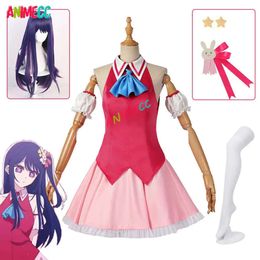 Costume Oshi No Ko Cosplay Lolita Dress Anime Hoshino Ai Halloween Role Play Wig for Girl Woman cosplay