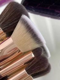 Makeup Brushes CT Complete Set 4-Pcs Bronzer Blusher Powder Sculpt Foundation Eye Blender Smudge Liner Lip Cosmetics BeautyTools Q240507