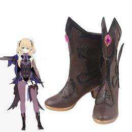 Game Genshin Impact Fischl Shoes Cosplay Boots Prinzessin Der Verurteilung Costume Accessories Foots Hand Customised cosplay