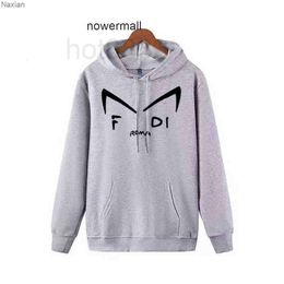 Pure Womens fendyly Classic ff Monster letter Mens Luxury Mens Hoodie Little Sweater Autumn Hoodies Eye Sweatshirts printed Coat Designer Cotton And Hoodeds X XYN8