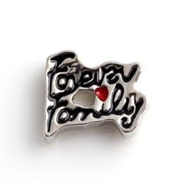 20PCS lot Forever Family Letter DIY Floating Locket Charms Accessories Fit For Magnetic Glass Living Locket304t