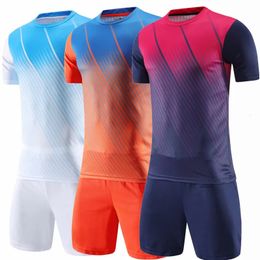 Other Sporting Goods TrackSuits Soccer Jerseys Sets Forma Futbol Customization Football Uniforms For Team Club Custom Sport Jersey Shirts 231102