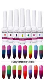 8ml Changing Gel Colour Chameleon Nail Gel Polish Soak Off UV Gel Colour Changed By Temperature Difference Perfect Match Mood Reacti9133990